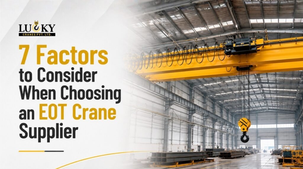 7 Factors to Consider When Choosing an EOT Crane Supplier