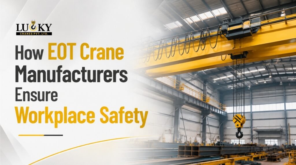 How EOT Crane Manufacturers Ensure Workplace Safety | Lucky Cranes