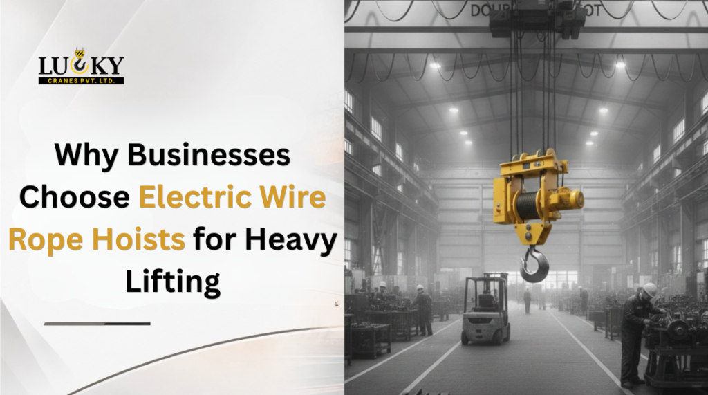 Why Businesses Choose Electric Wire Rope Hoists for Heavy Lifting